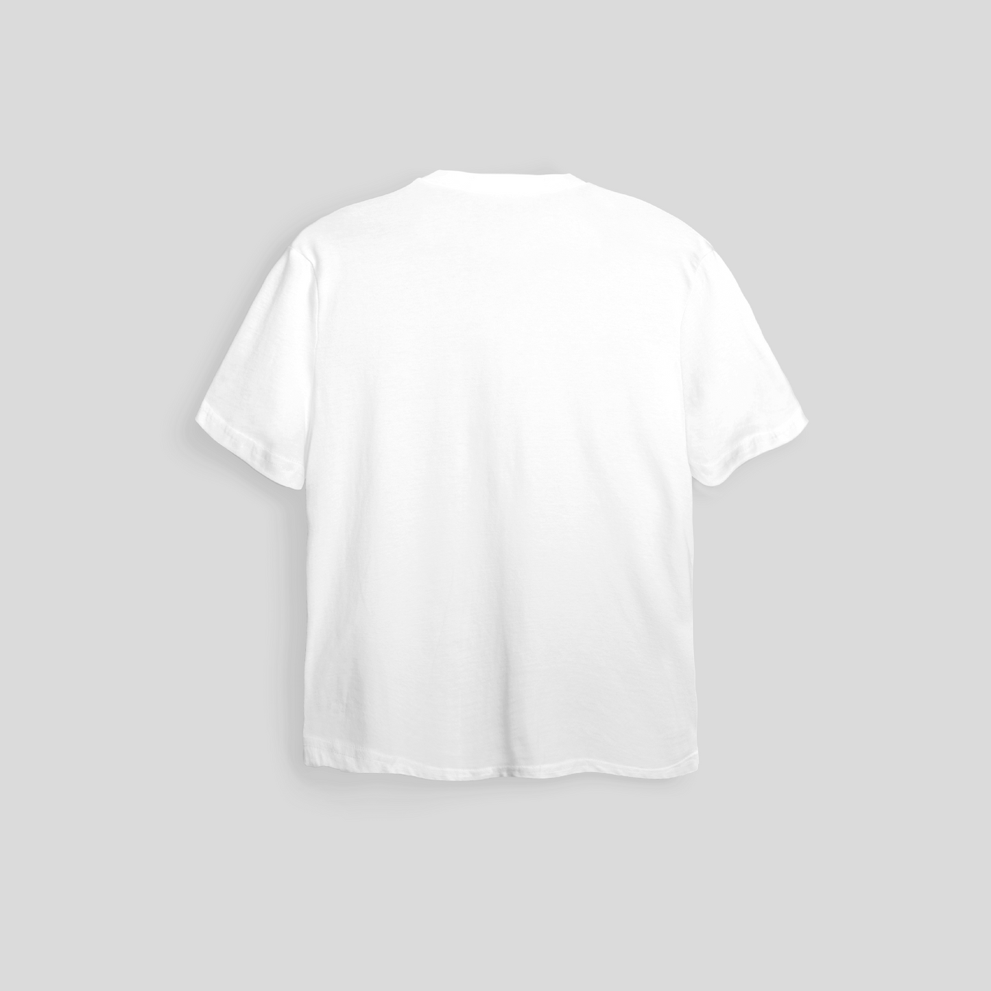 Camiseta Boxy Fit Basic - Blanco