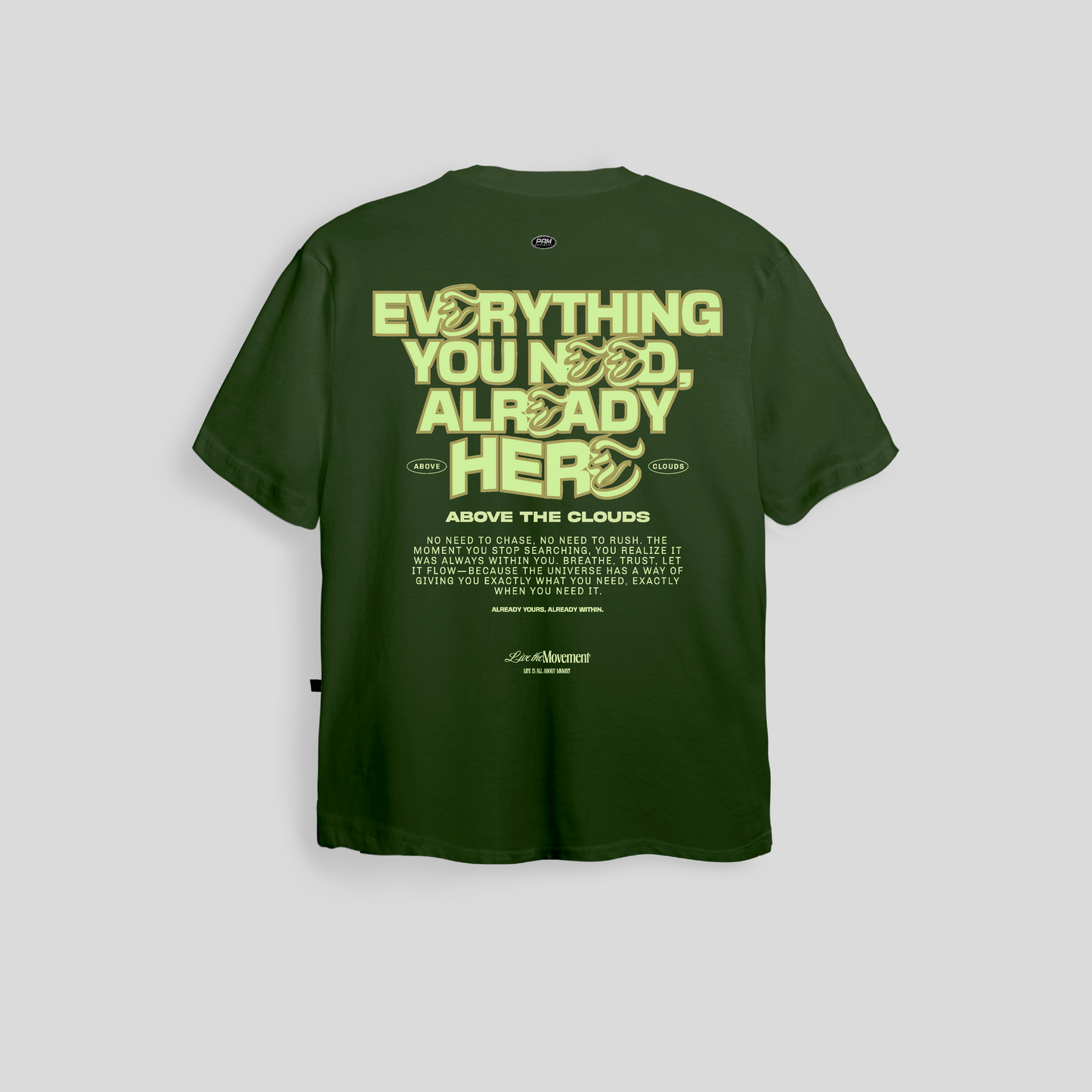 Camiseta Above the Clouds – Essence Edition - Verde