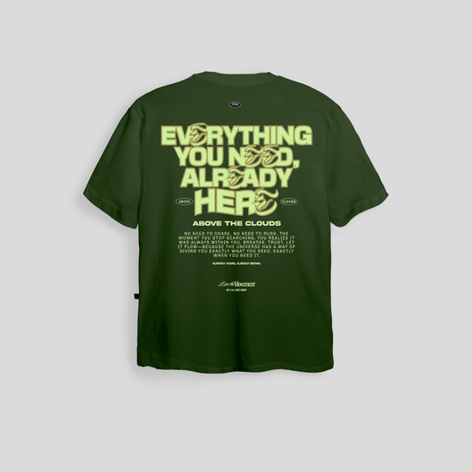 Camiseta Above the Clouds – Essence Edition - Verde