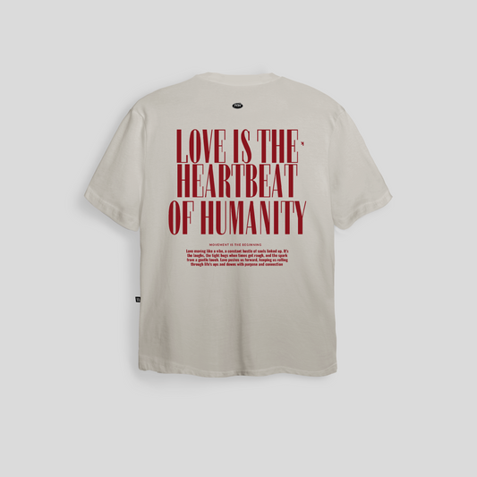 Camiseta “Love is the Heartbeat” – Relanzamiento Especial
