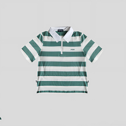 Polo – Striped Motion - Verde