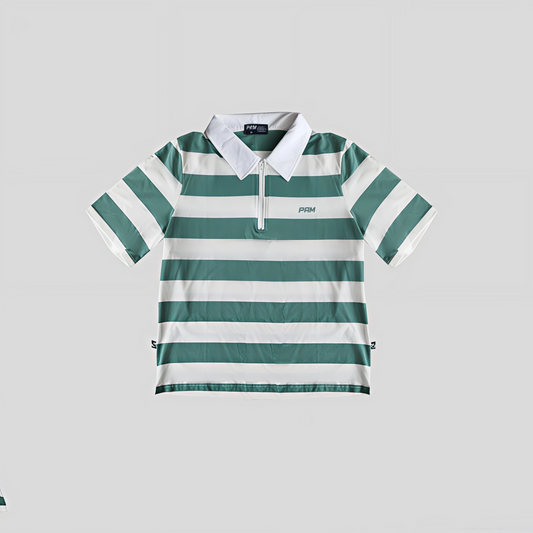 Polo – Striped Motion - Verde