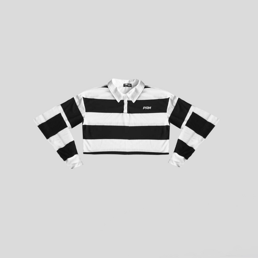 Polo Classic Stripe - Negro y Blanco