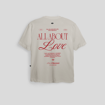 Camiseta All about Love - Rojo
