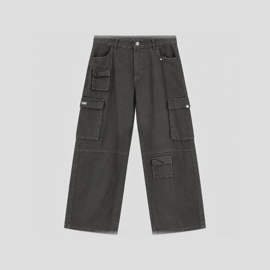 Jean Utility Cargo - Negro - frente