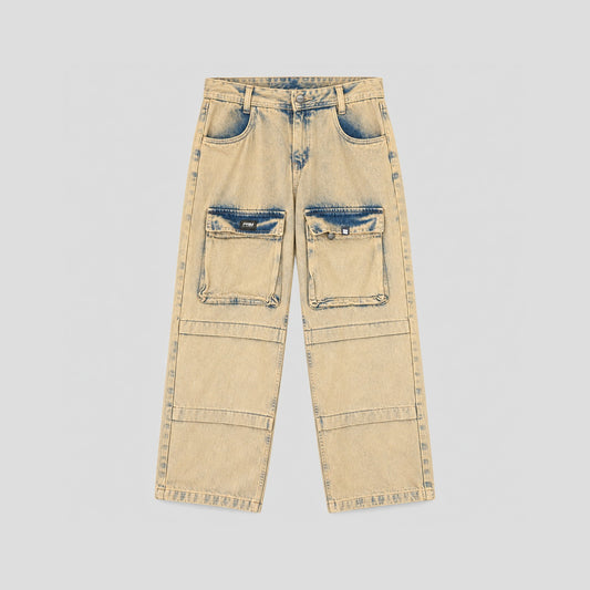 Jean Dust Cargo - Mostaza - frente