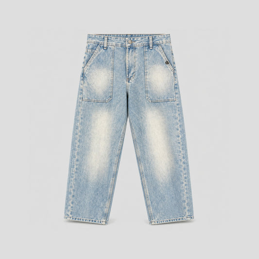 Jean Flap Pocket - Azul Claro - frente