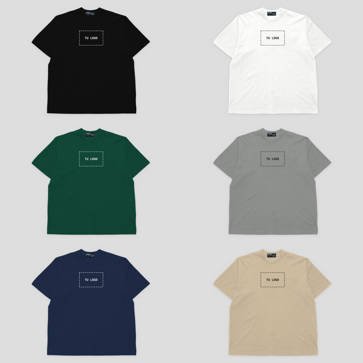 Camisetas personalizadas en varios colores